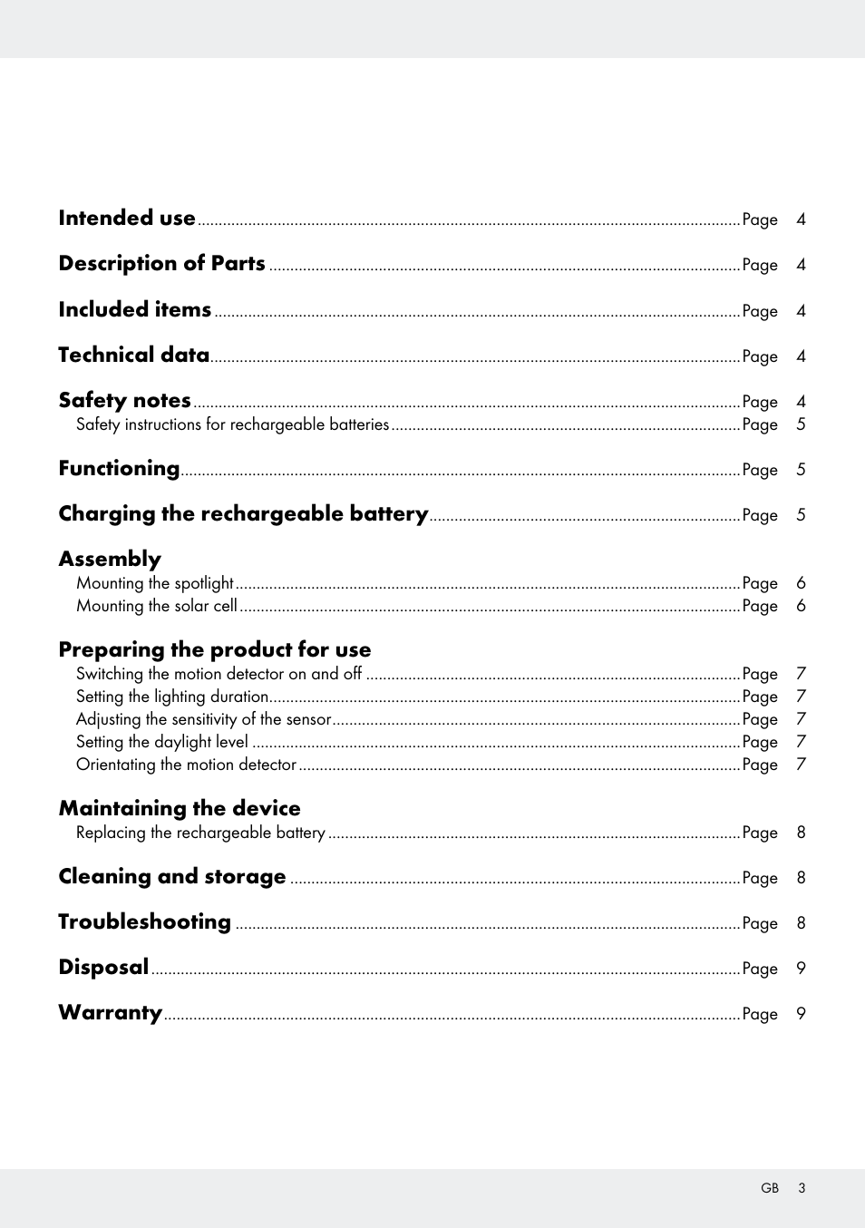 Livarno Z31171 User Manual | Page 3 / 56