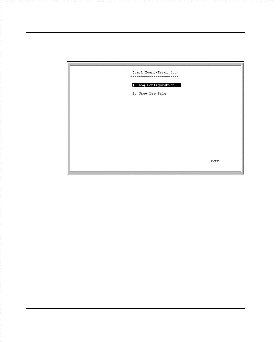 Event/error log log configuration | D-Link DI-206 User Manual | Page 135 / 189