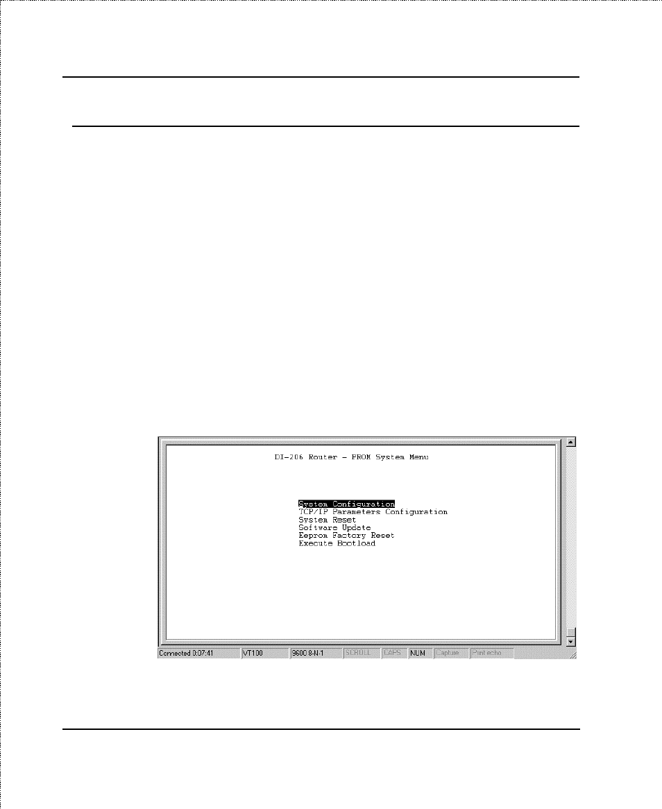 Prom system configuration | D-Link DI-206 User Manual | Page 155 / 189