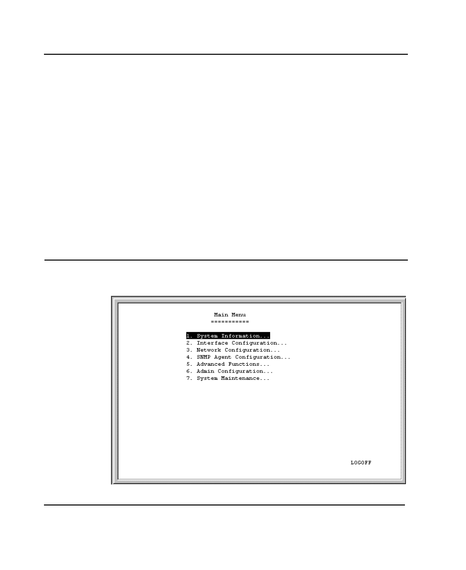 Console program main menu | D-Link DI-206 User Manual | Page 38 / 189