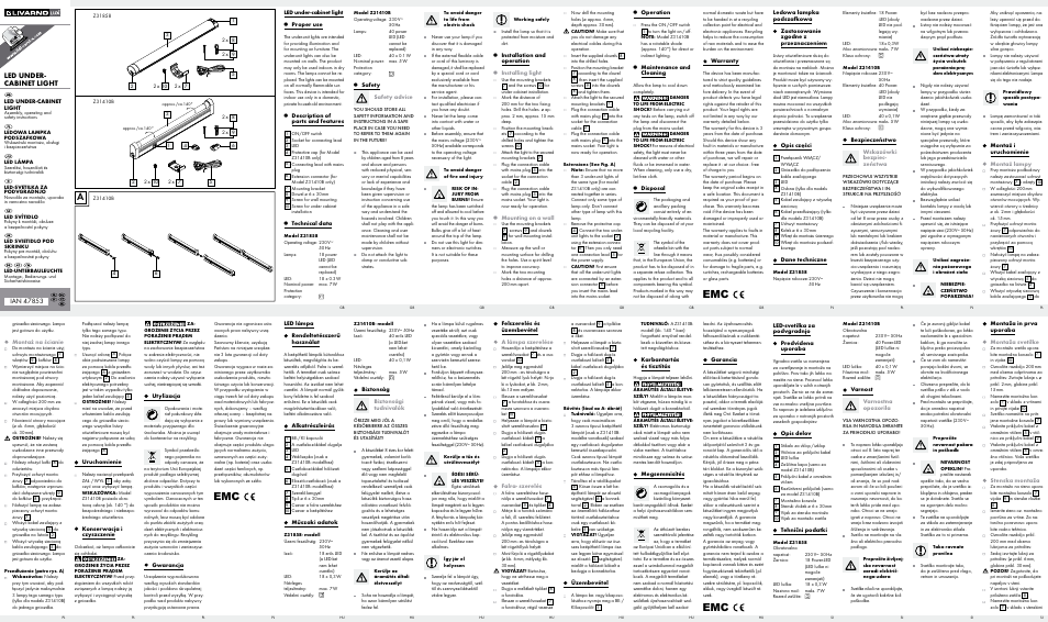 Livarno Z31858-BS/ Z31410B-BS User Manual | 2 pages
