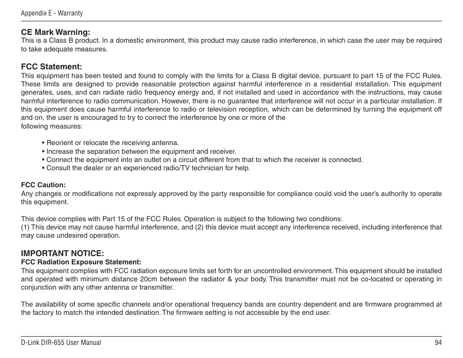 D-Link DIR-655 User Manual | Page 94 / 96