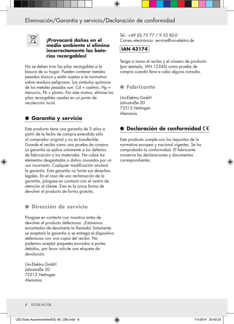 Livarno 10240 User Manual | Page 7 / 17