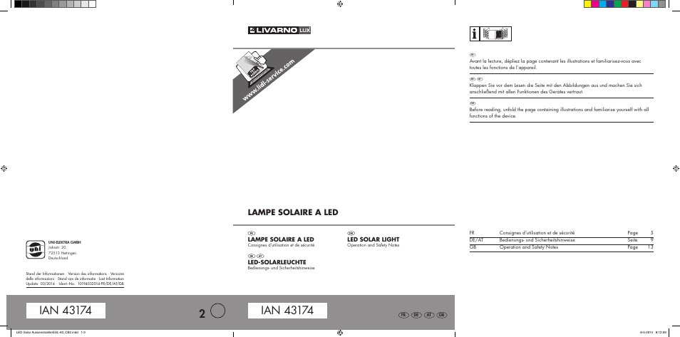 Livarno 10240 User Manual | 17 pages