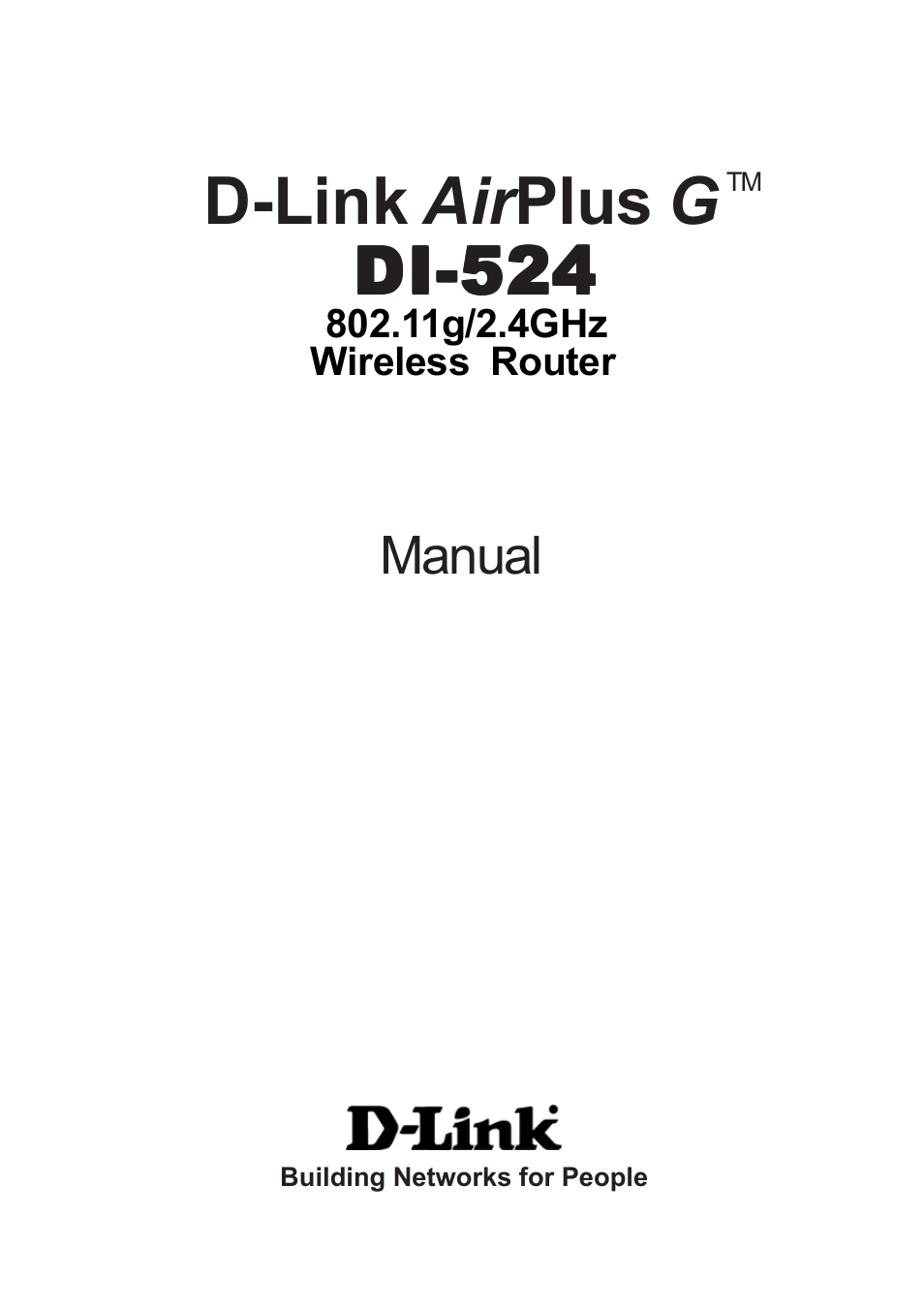 D-Link DI-524 User Manual | 95 pages