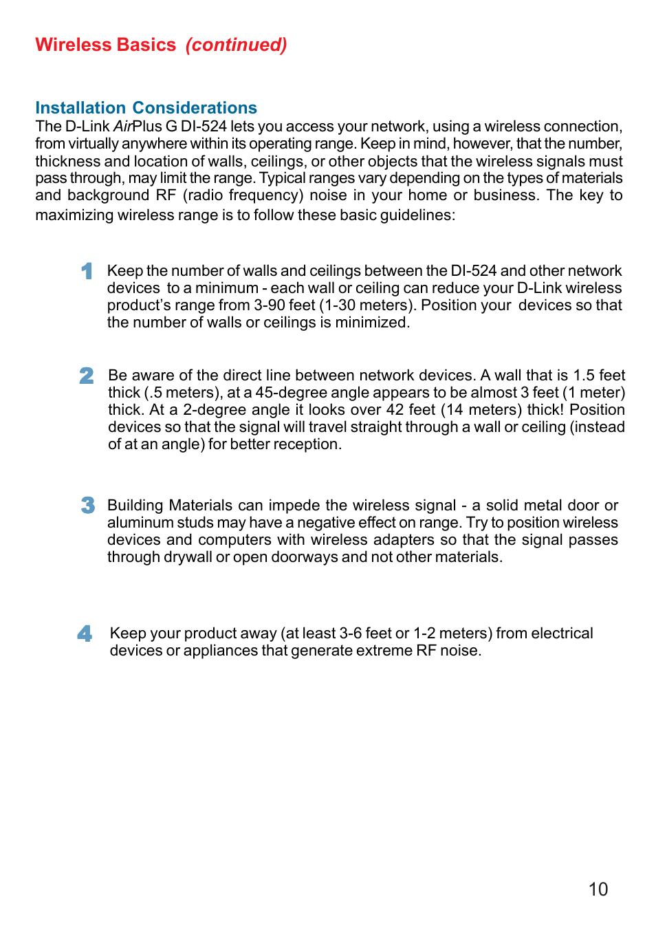 D-Link DI-524 User Manual | Page 10 / 95