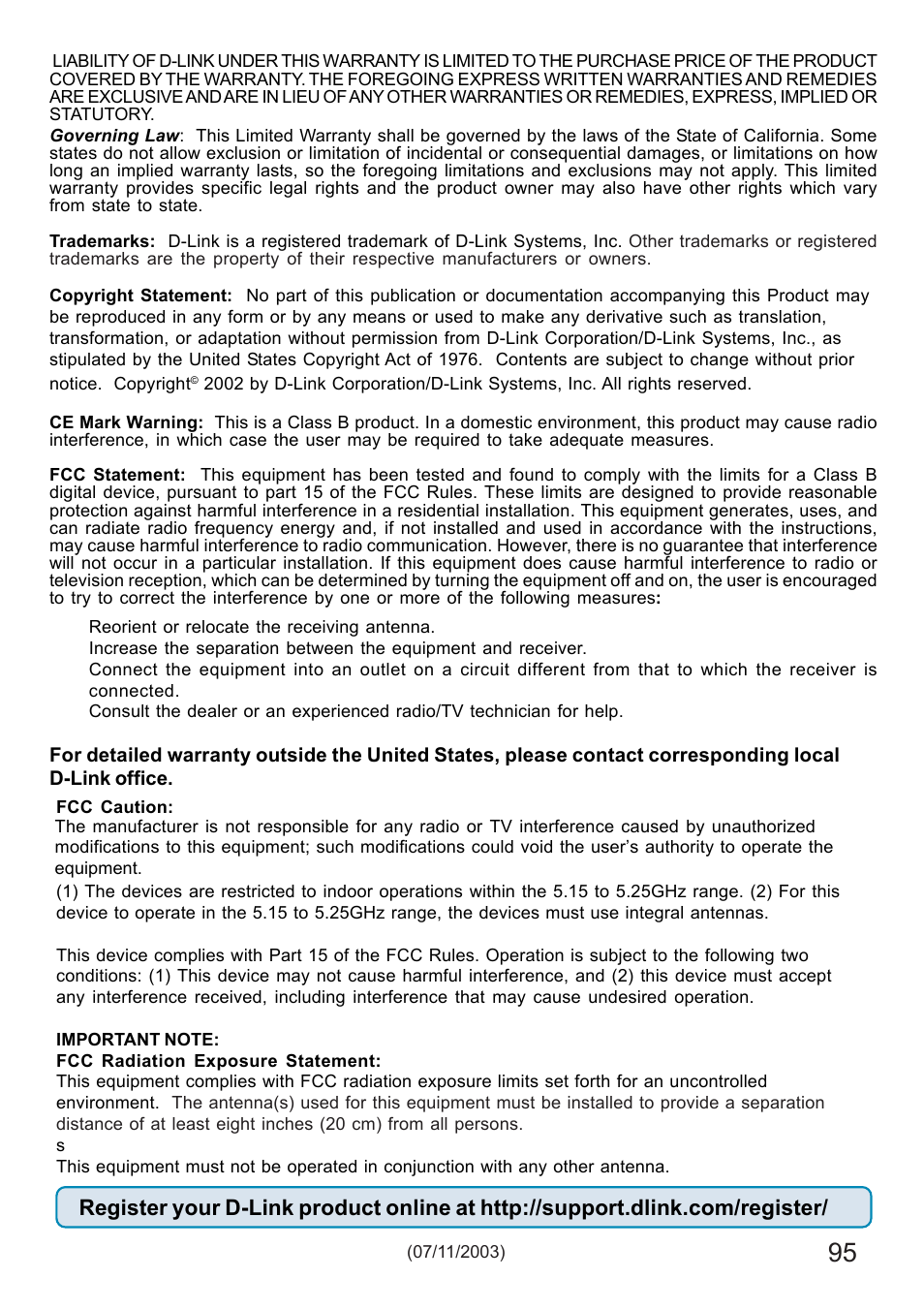 D-Link DI-524 User Manual | Page 95 / 95