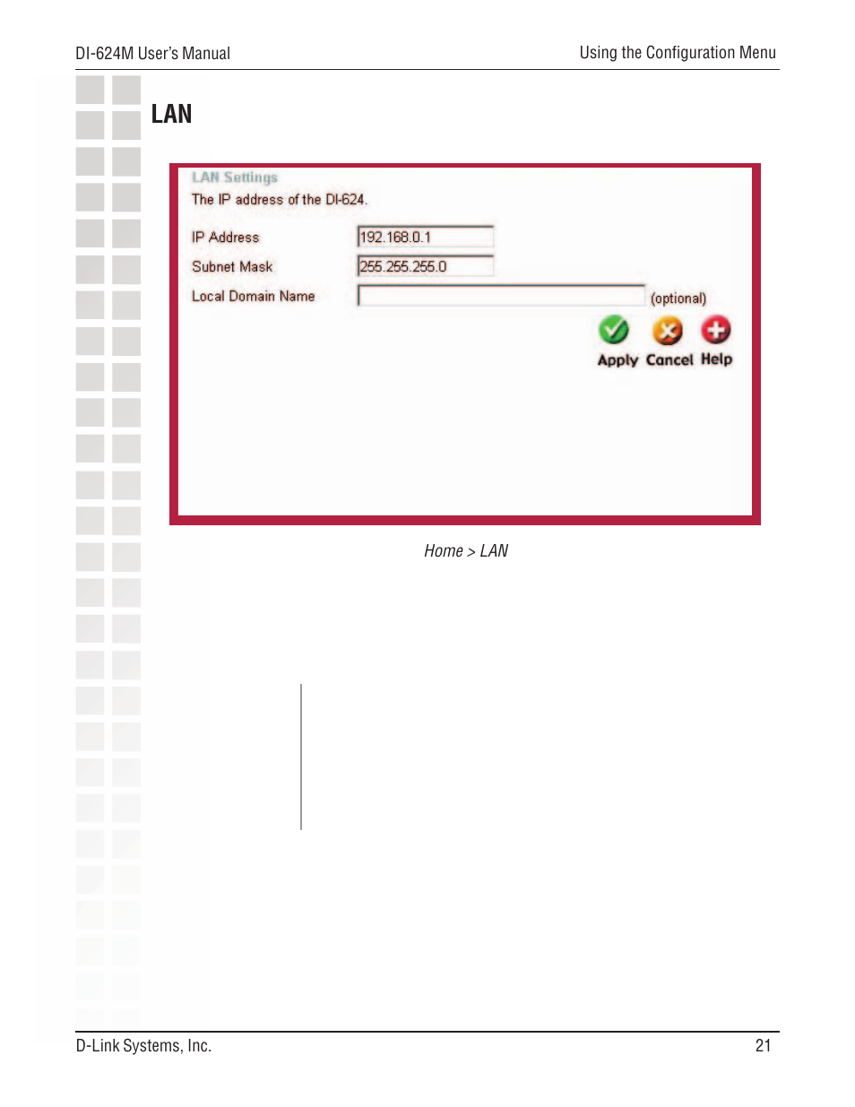 D-Link DI-624M User Manual | Page 21 / 104