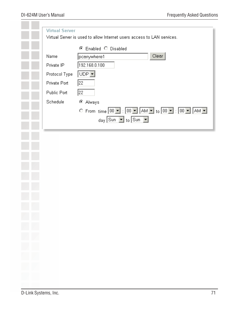 D-Link DI-624M User Manual | Page 71 / 104