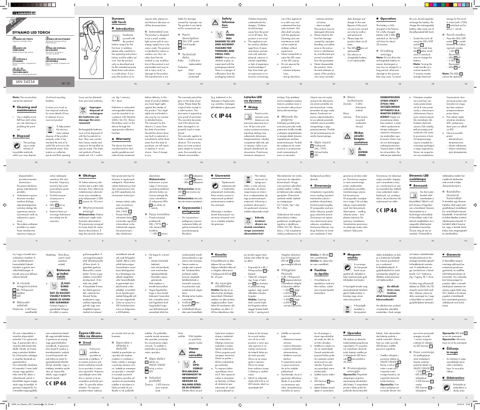 Livarno Z32147A/ Z32147B User Manual | 2 pages