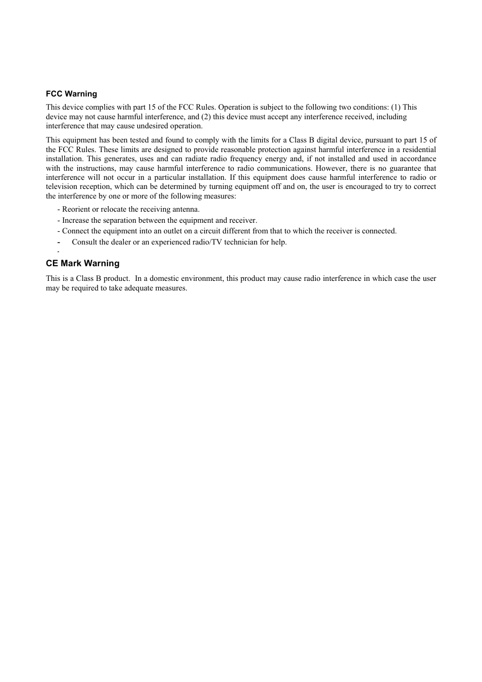 Ce mark warning | D-Link DSL-G684T User Manual | Page 2 / 121