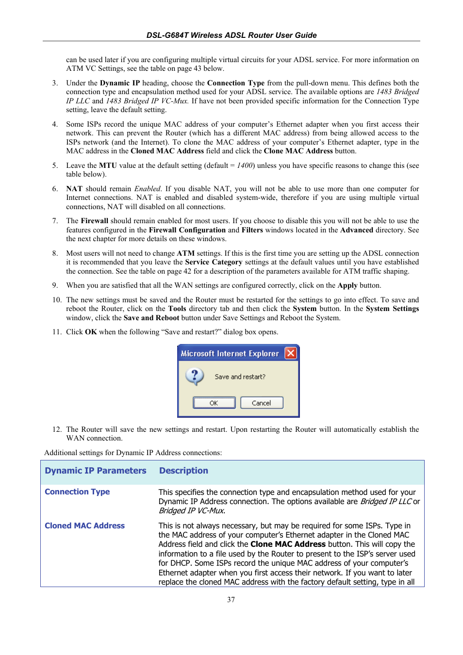 D-Link DSL-G684T User Manual | Page 49 / 121