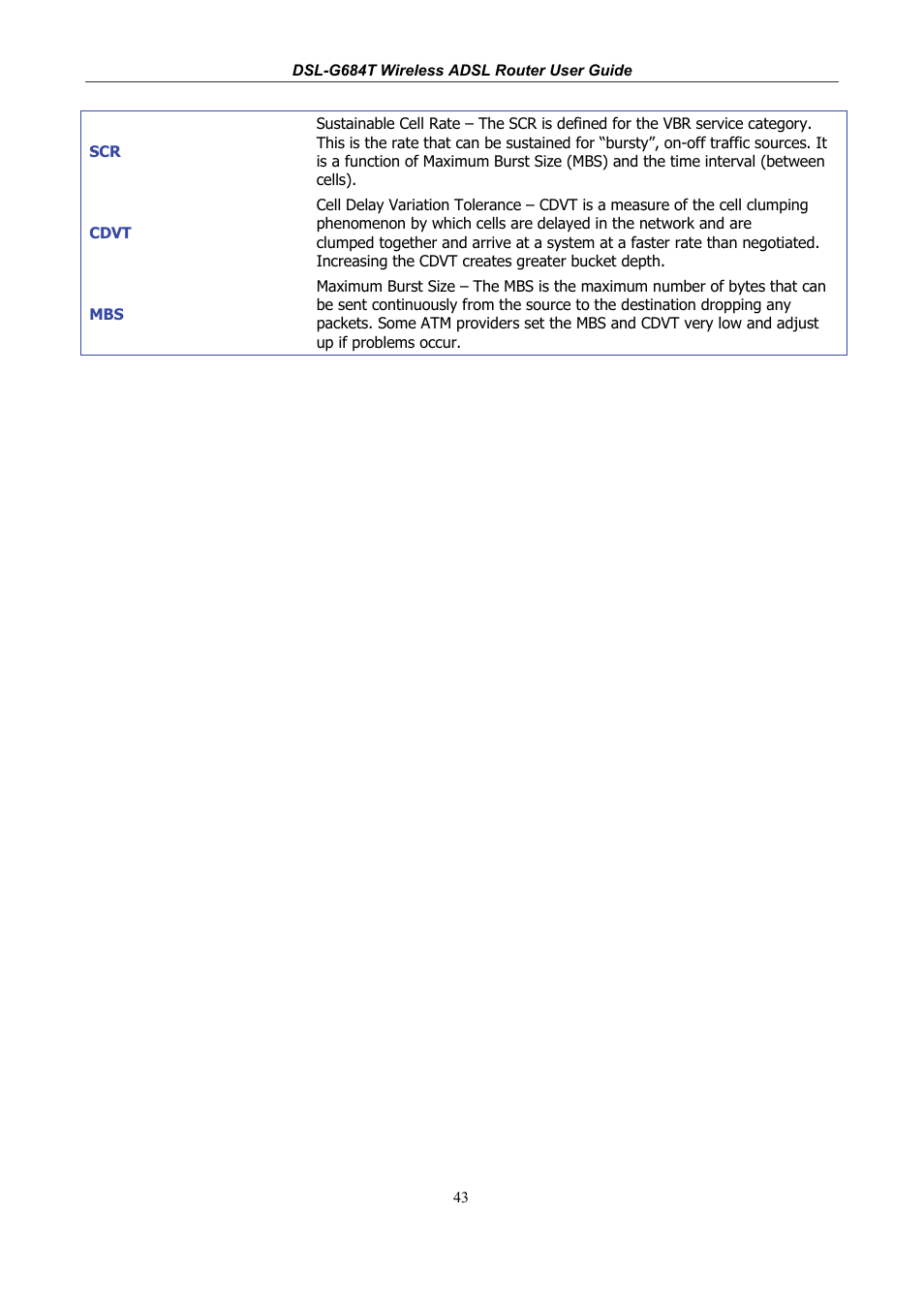 D-Link DSL-G684T User Manual | Page 55 / 121