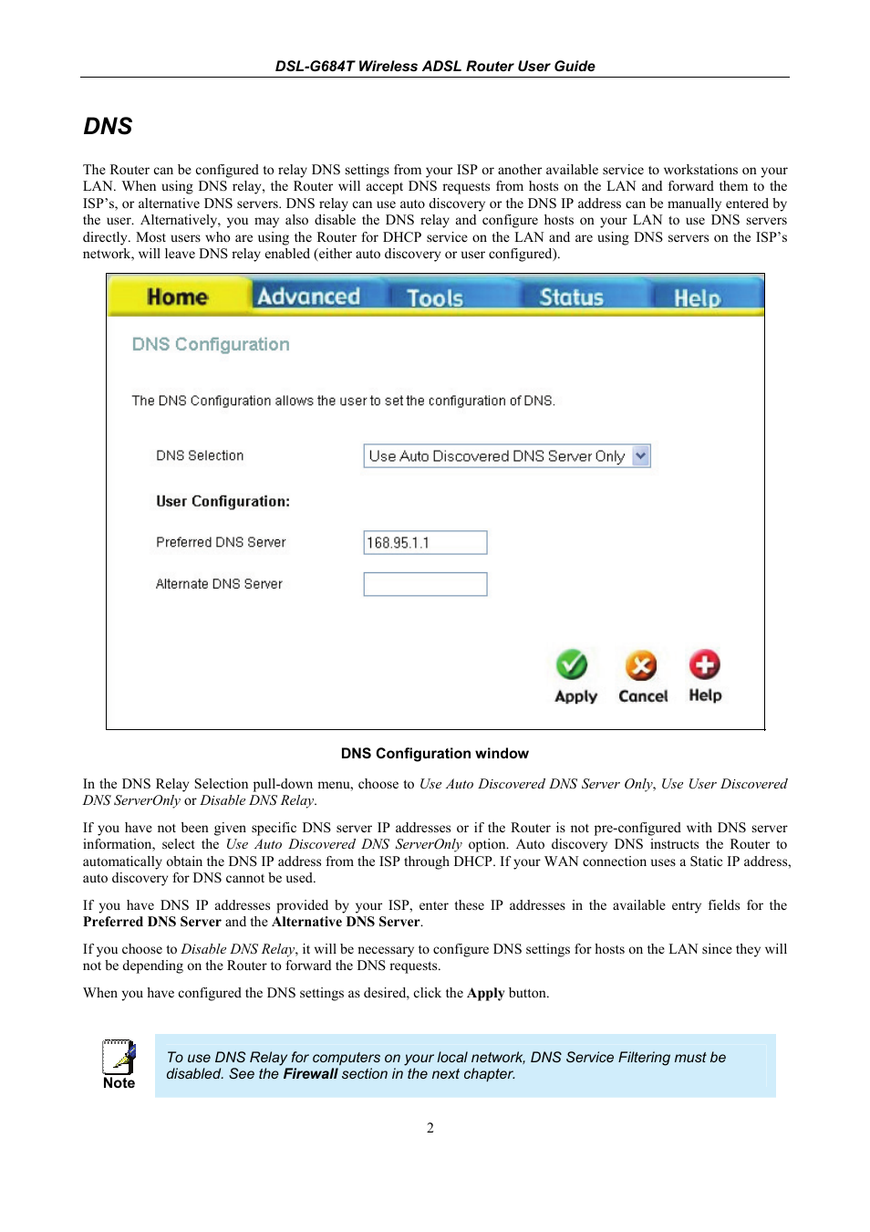 D-Link DSL-G684T User Manual | Page 62 / 121