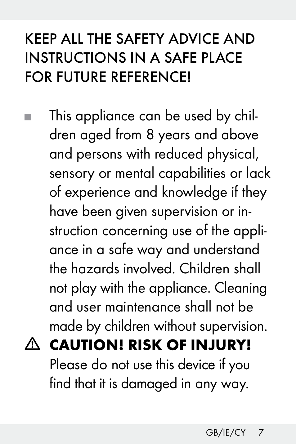 Livarno Z32148A-BS User Manual | Page 7 / 28