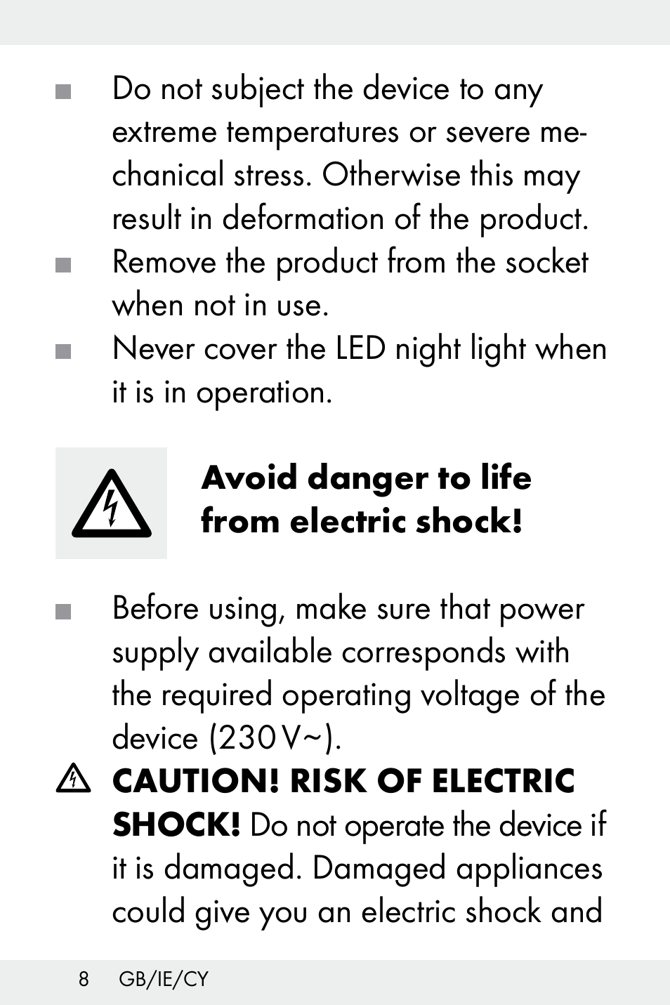 Livarno Z32148A-BS User Manual | Page 8 / 28