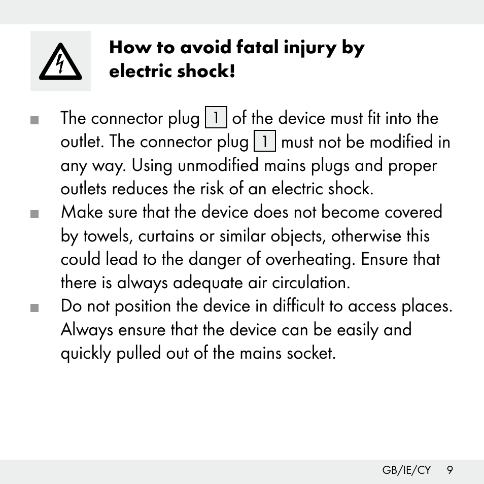 Livarno Z31503-BS User Manual | Page 9 / 25