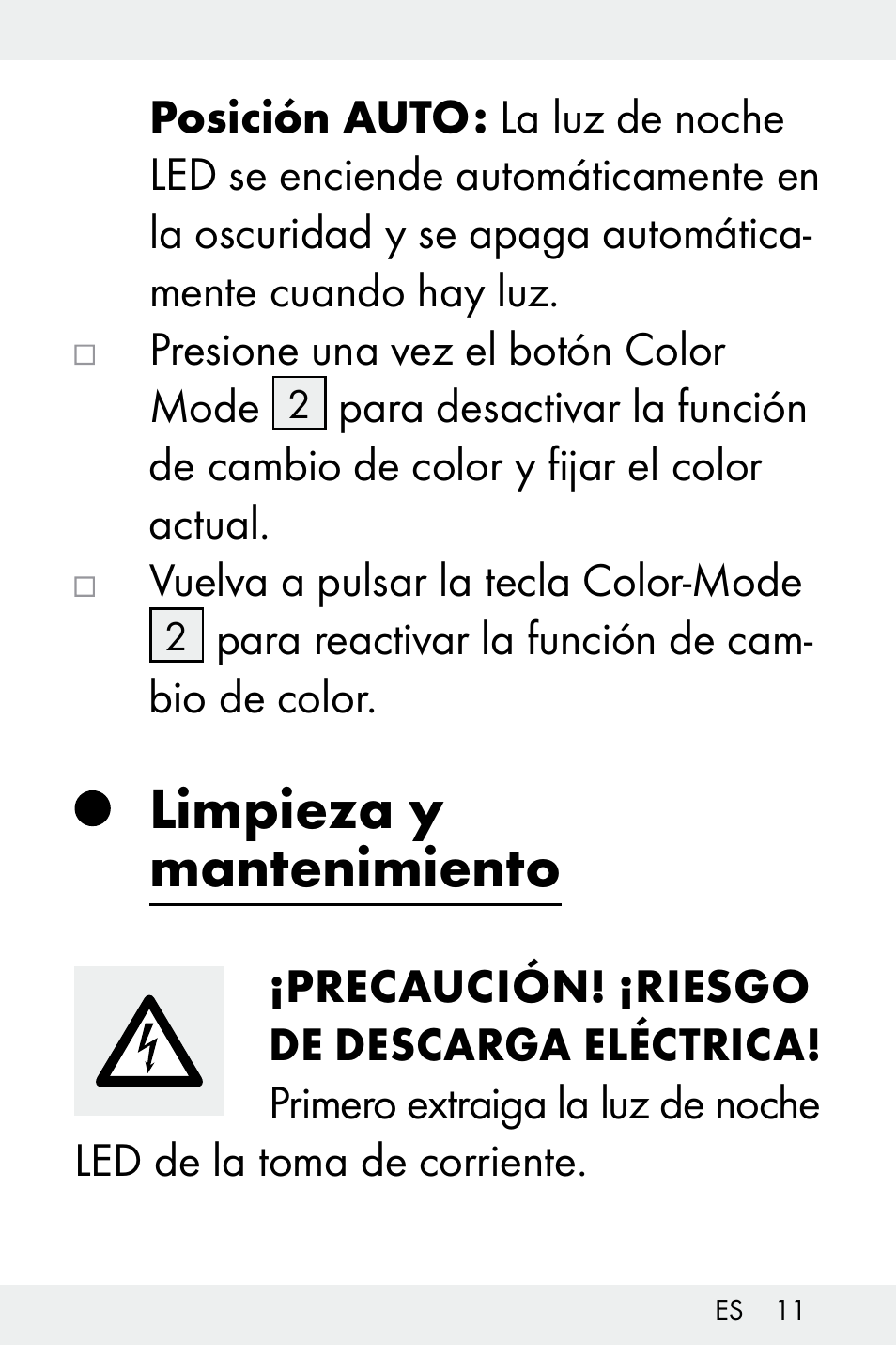 Limpieza y mantenimiento | Livarno Z32148A-BS User Manual | Page 11 / 63