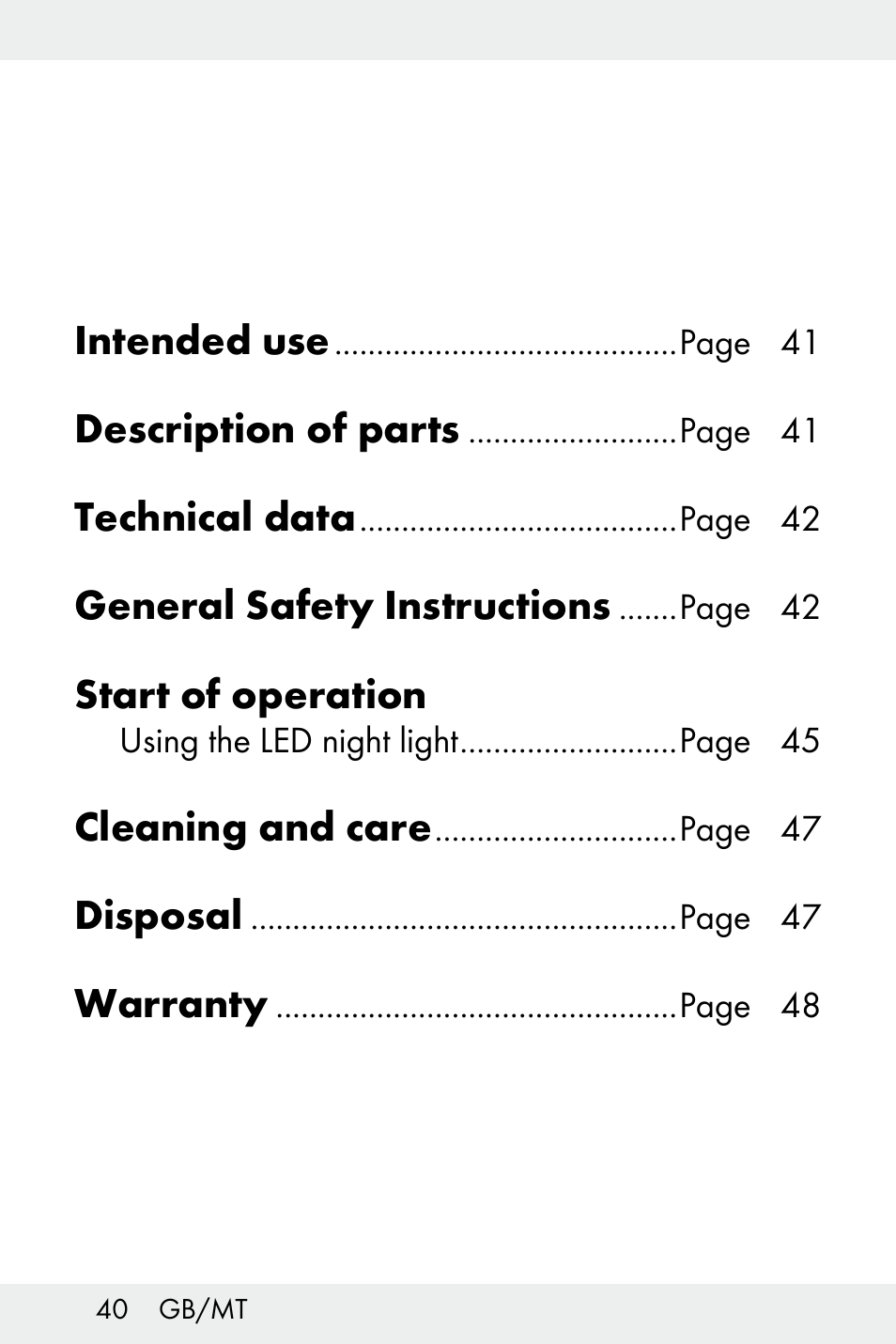 Livarno Z32148A-BS User Manual | Page 40 / 63