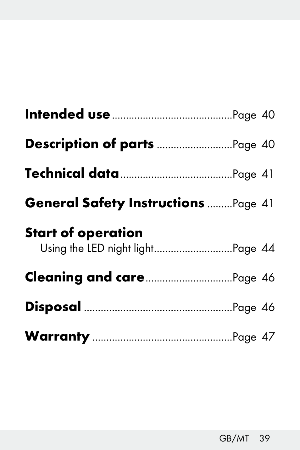 Livarno Z32148B-BS User Manual | Page 39 / 62