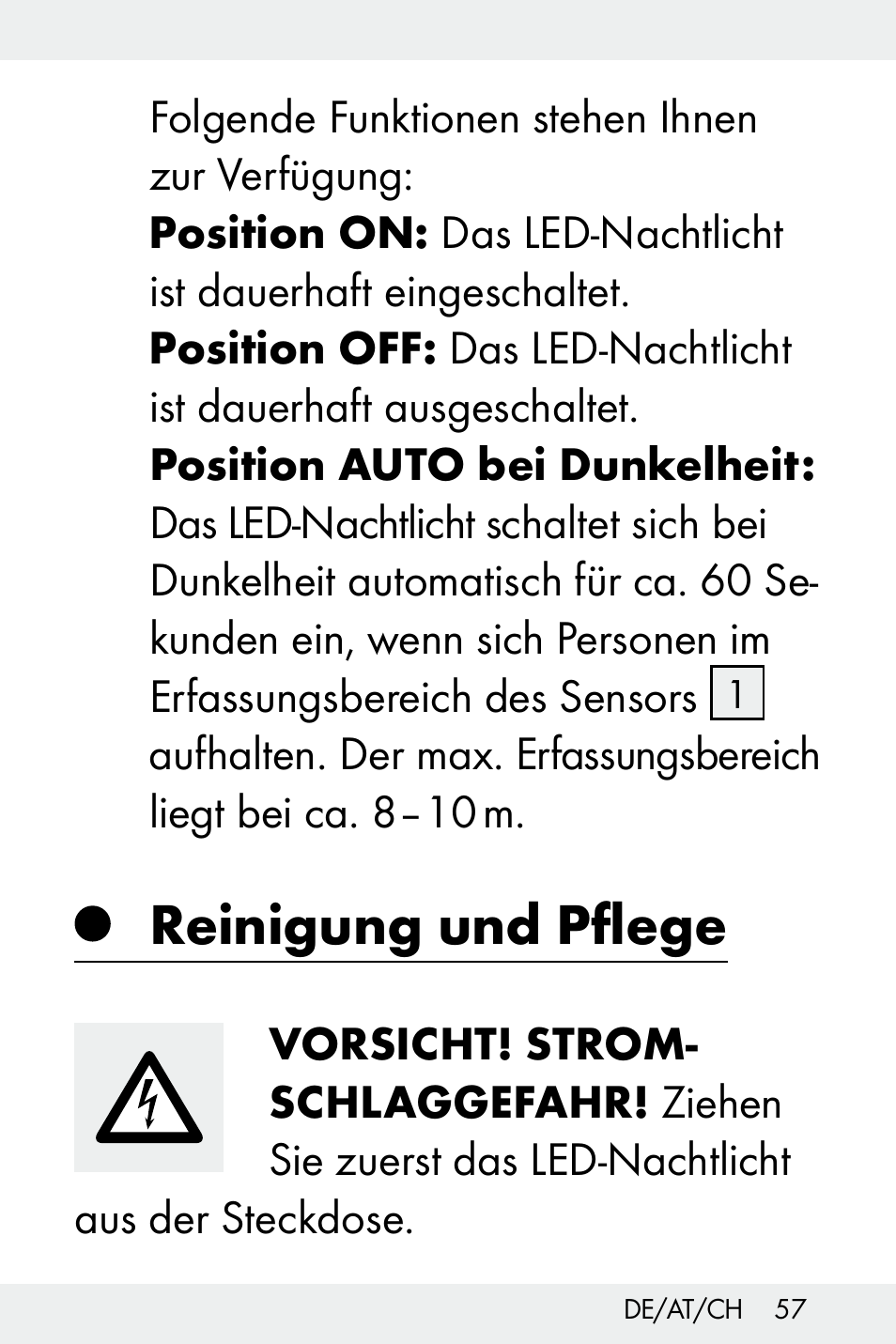 Reinigung und pflege | Livarno Z32148B-BS User Manual | Page 57 / 62