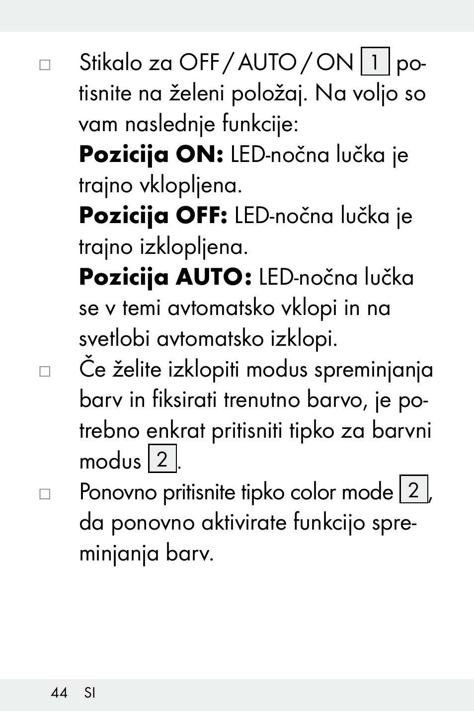 Livarno Z32148A-BS User Manual | Page 44 / 83