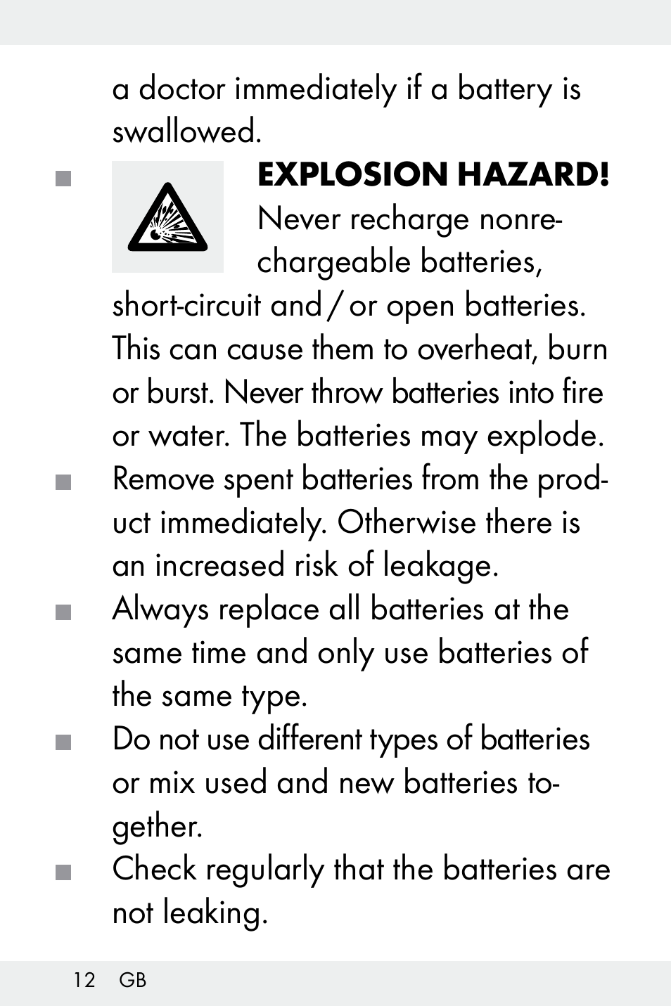 Livarno Z32148C User Manual | Page 12 / 107