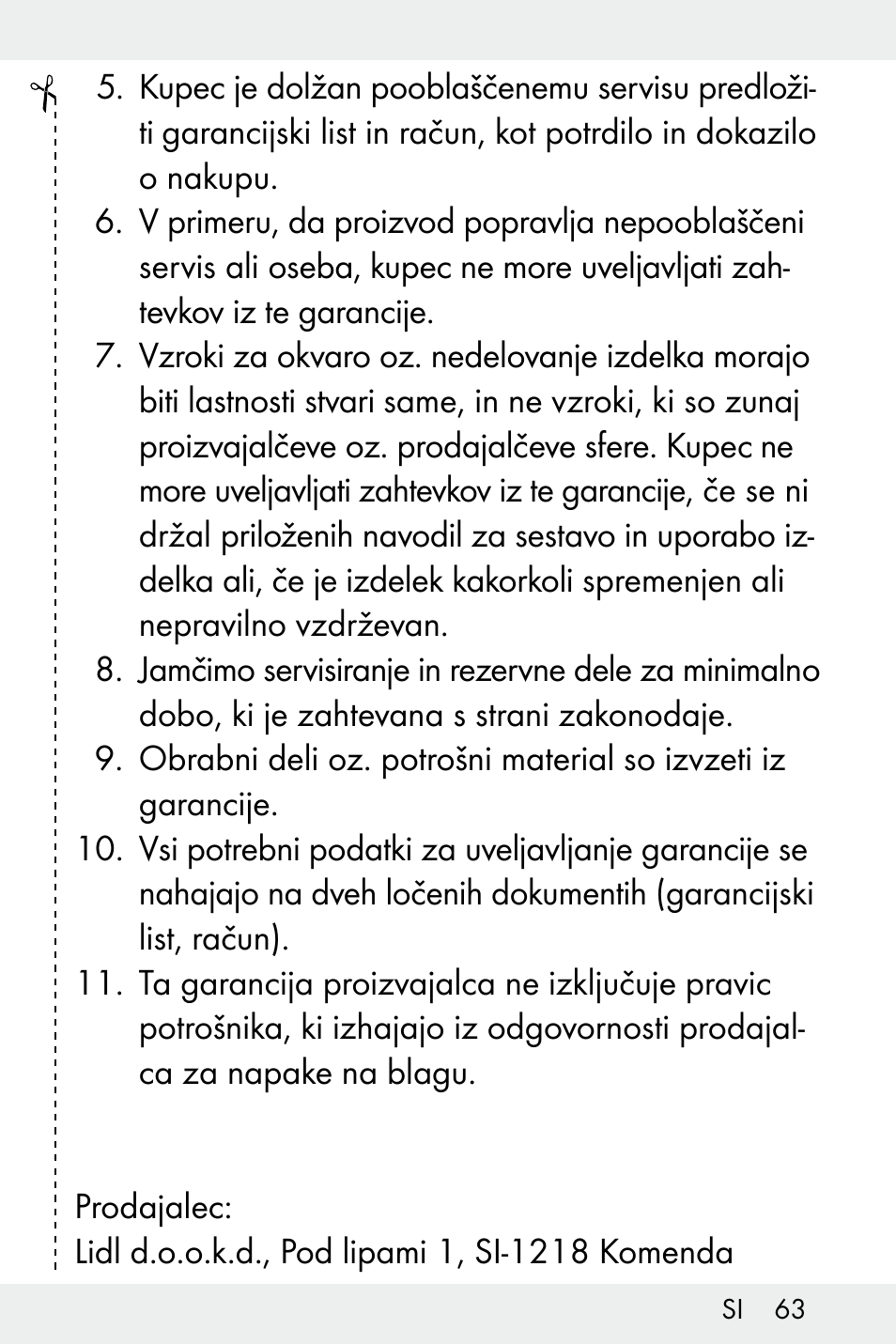 Livarno Z32148C User Manual | Page 63 / 107