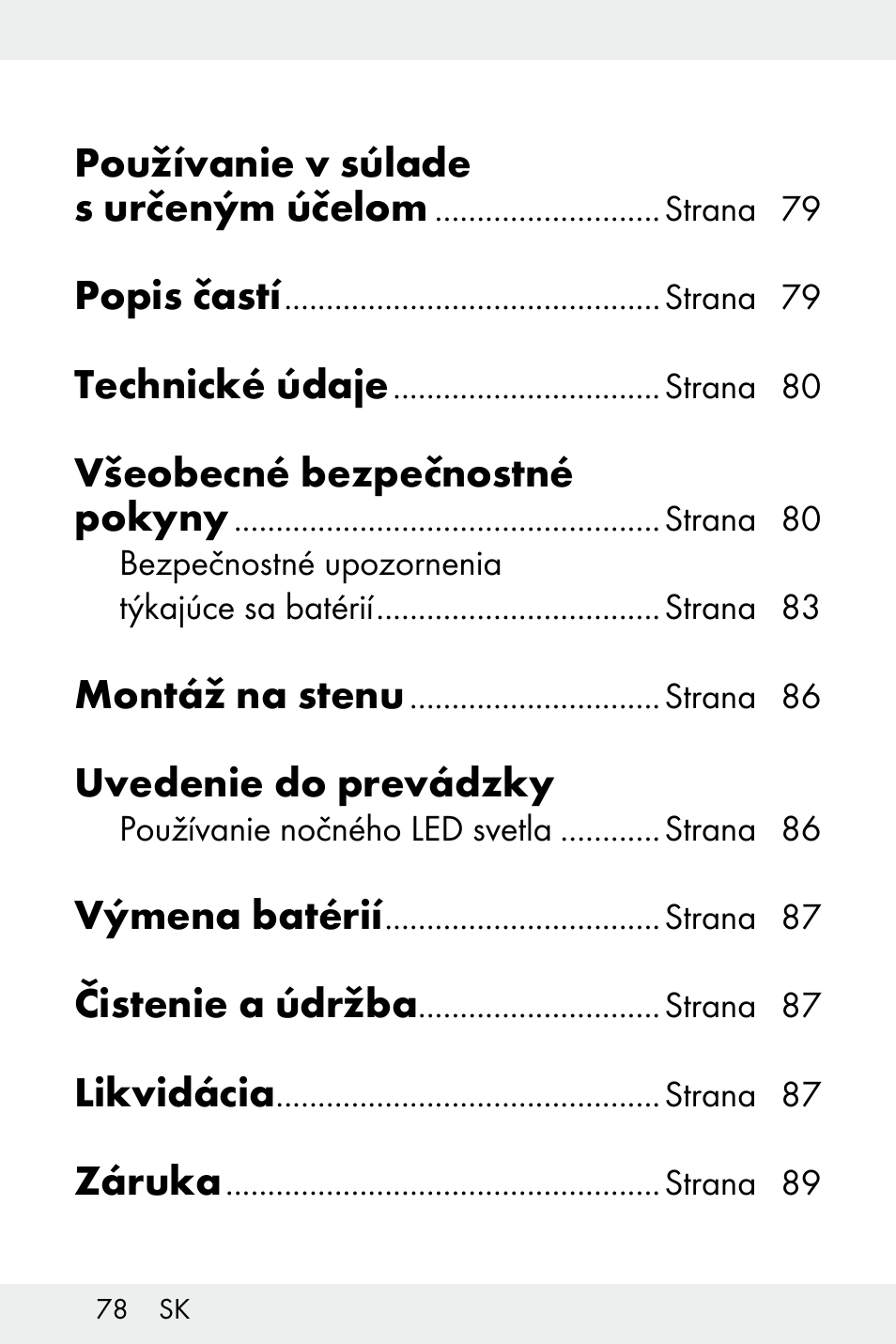 Livarno Z32148C User Manual | Page 78 / 107