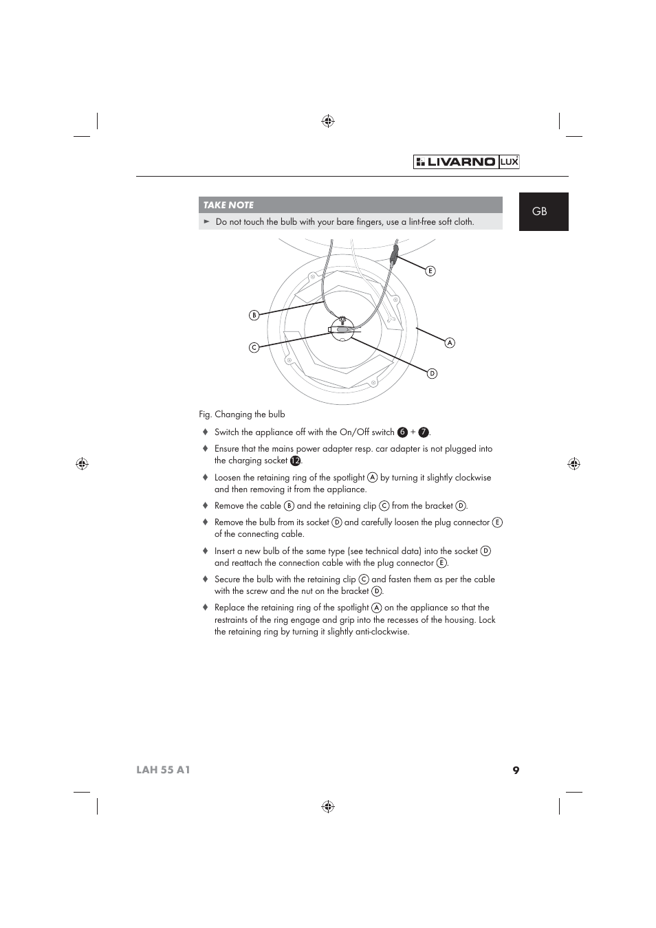 Livarno LAH 55 A1 User Manual | Page 11 / 92