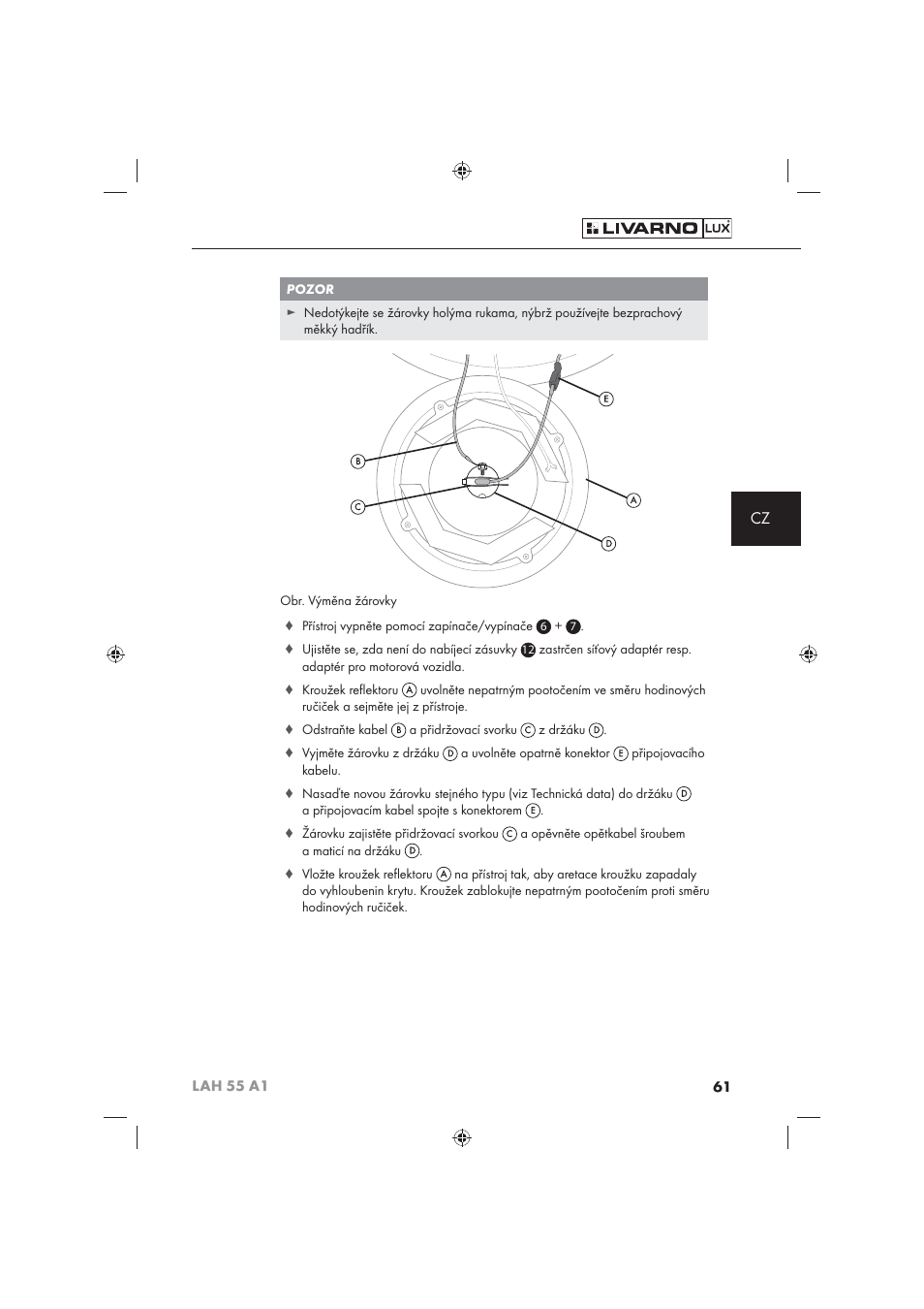 Livarno LAH 55 A1 User Manual | Page 63 / 92