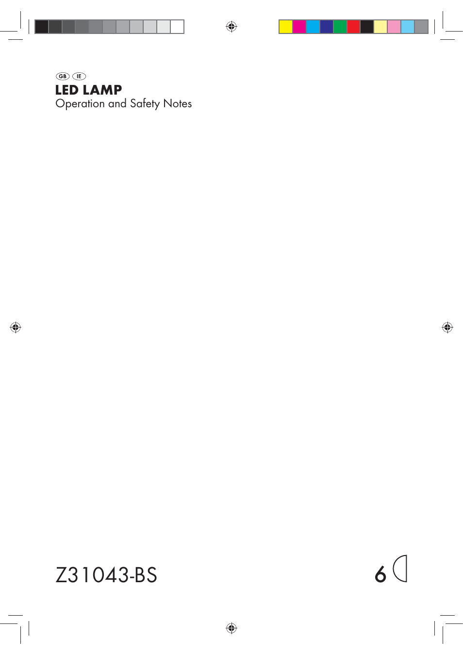 Livarno Z31043-BS User Manual | 8 pages