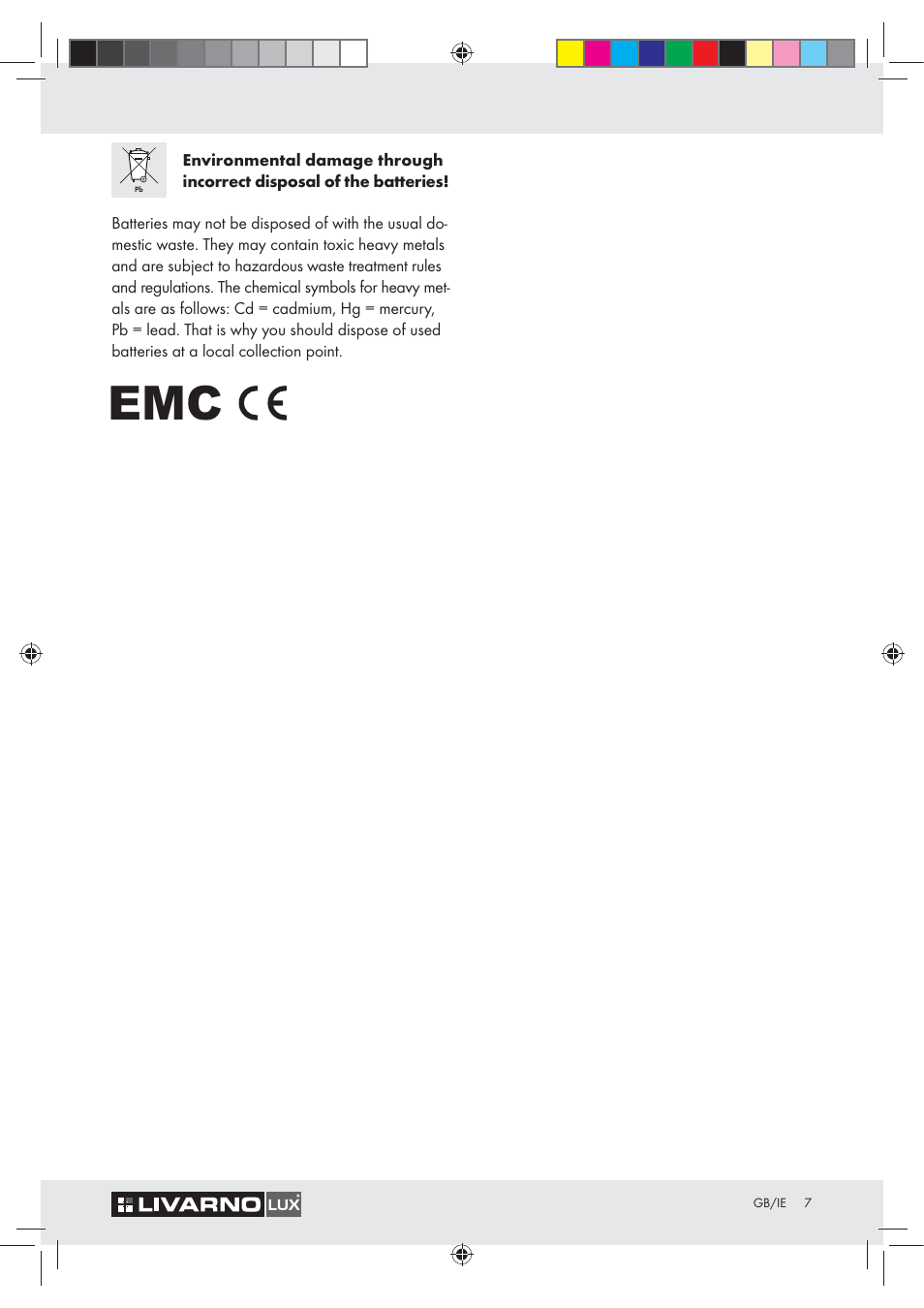 Livarno Z31043-BS User Manual | Page 7 / 8