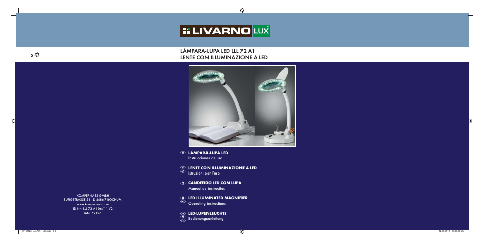 Livarno LLL 72 A1 User Manual | 61 pages