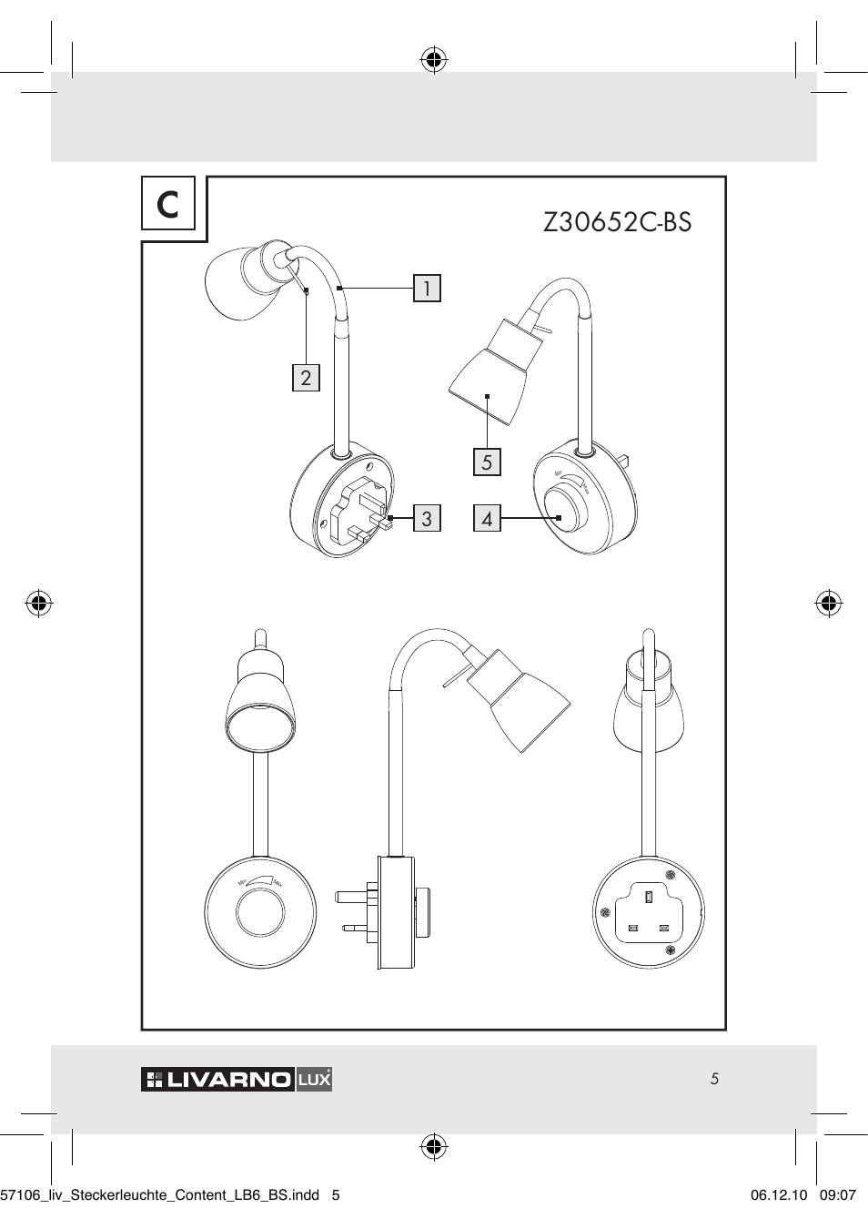 Livarno Z30652A-BS User Manual | Page 3 / 18