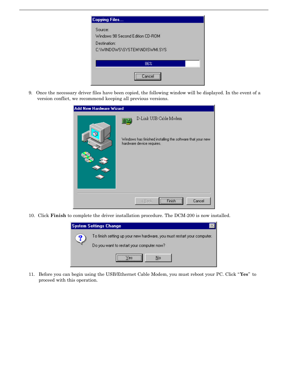 D-Link DCM-200 User Manual | Page 14 / 32