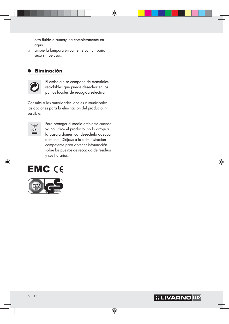 Livarno Z30348A User Manual | Page 6 / 19