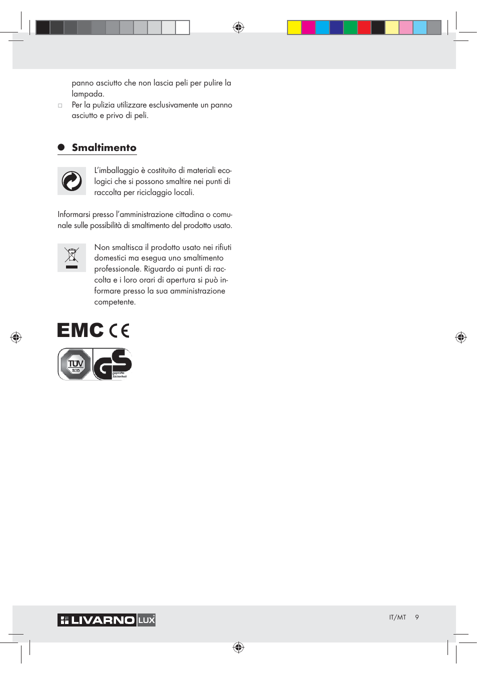 Livarno Z30348A User Manual | Page 9 / 19