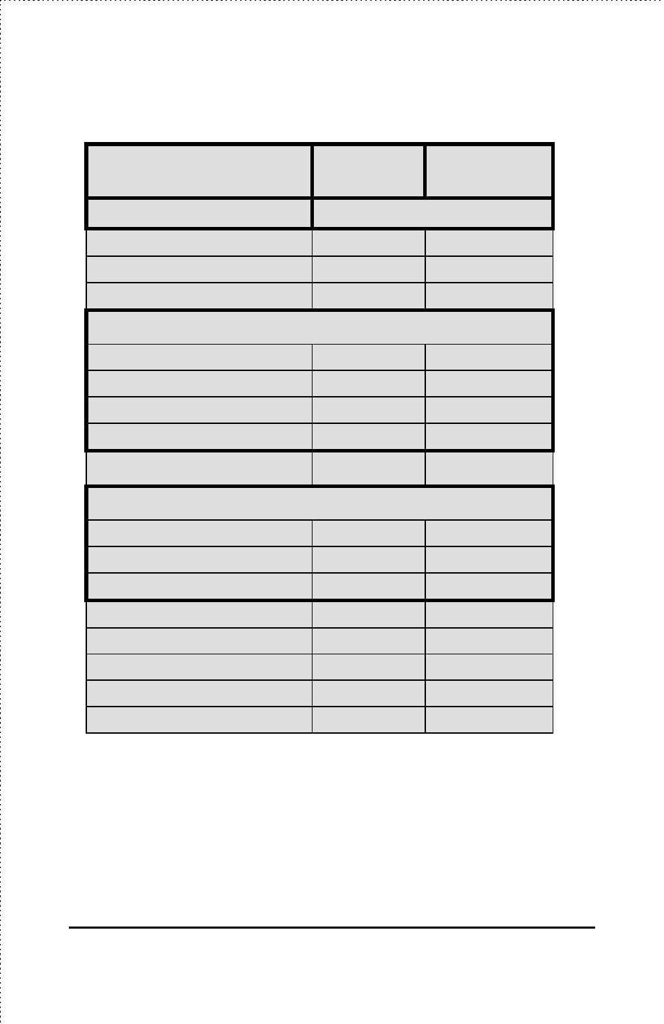 Table 6-1. super user and general user privileges, Menu super user general user | D-Link DES-2218 User Manual | Page 38 / 86