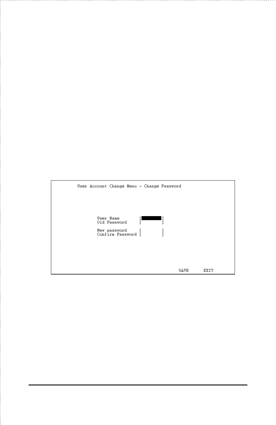 Changing your password | D-Link DES-2218 User Manual | Page 40 / 86