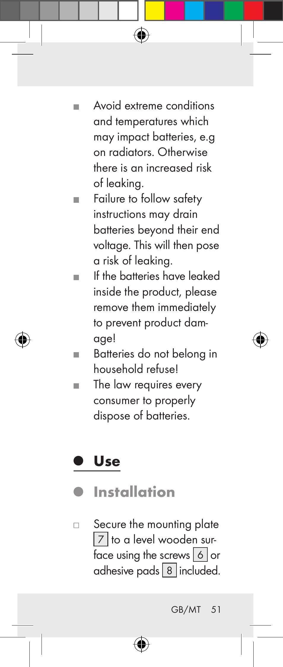 Use installation | Livarno Z31237A Z31237B User Manual | Page 51 / 71