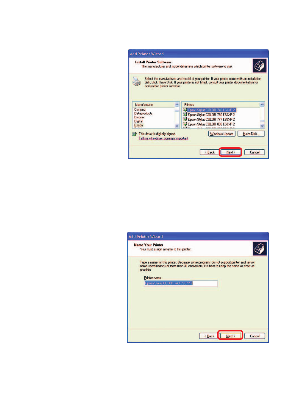 Tcp/ip printing for windows 2000 (continued) | D-Link DP-G310 User Manual | Page 47 / 88