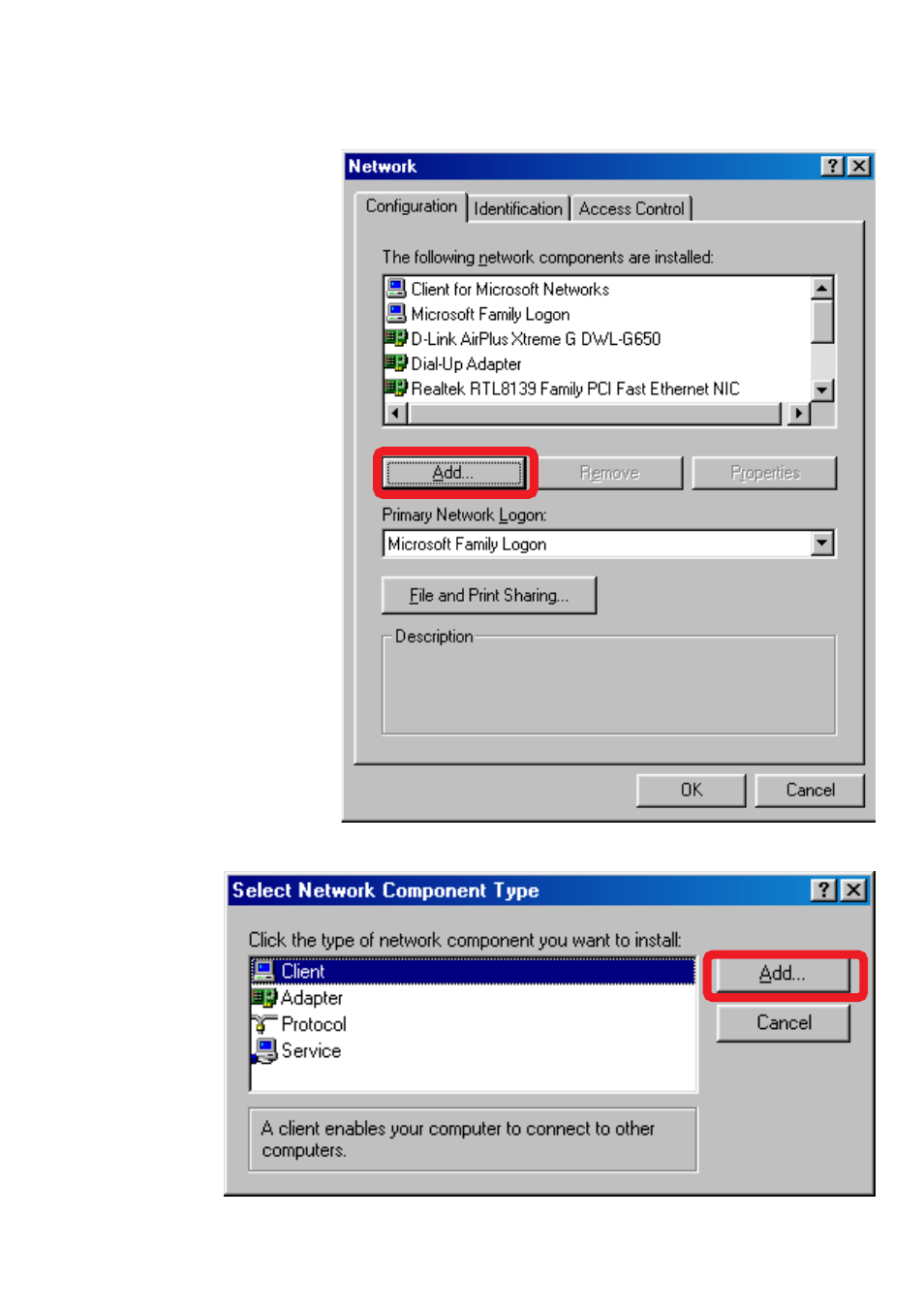 Tcp/ip printing for windows 98se/me (continued) | D-Link DP-G310 User Manual | Page 53 / 88
