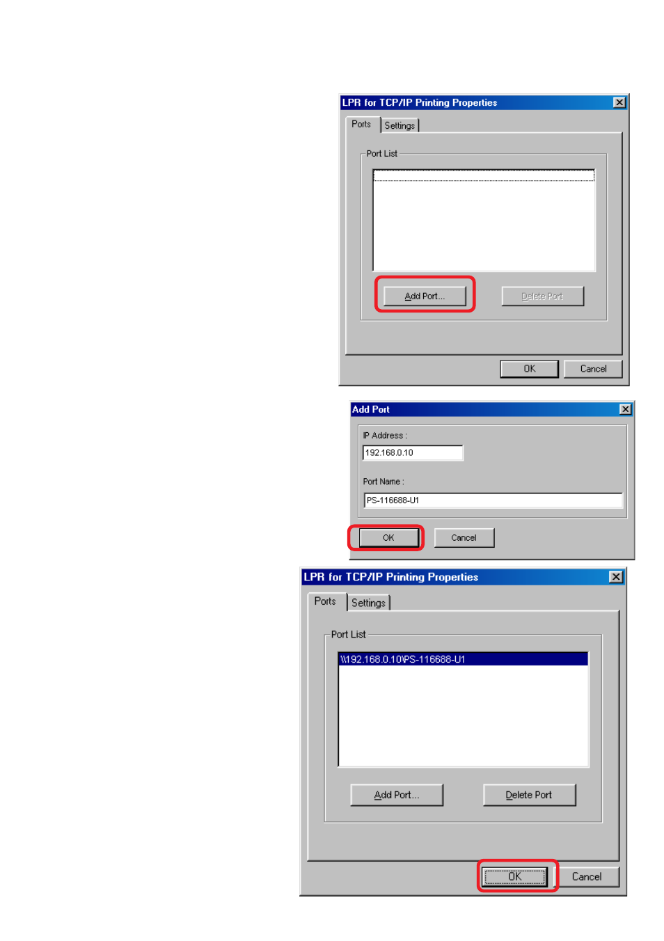 Tcp/ip printing for windows 98se/me (continued) | D-Link DP-G310 User Manual | Page 56 / 88