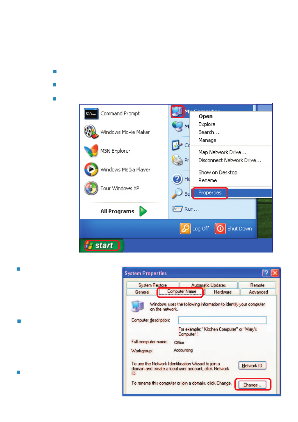 Networking basics (continued), How to assign a name to your computer | D-Link DP-G310 User Manual | Page 77 / 88