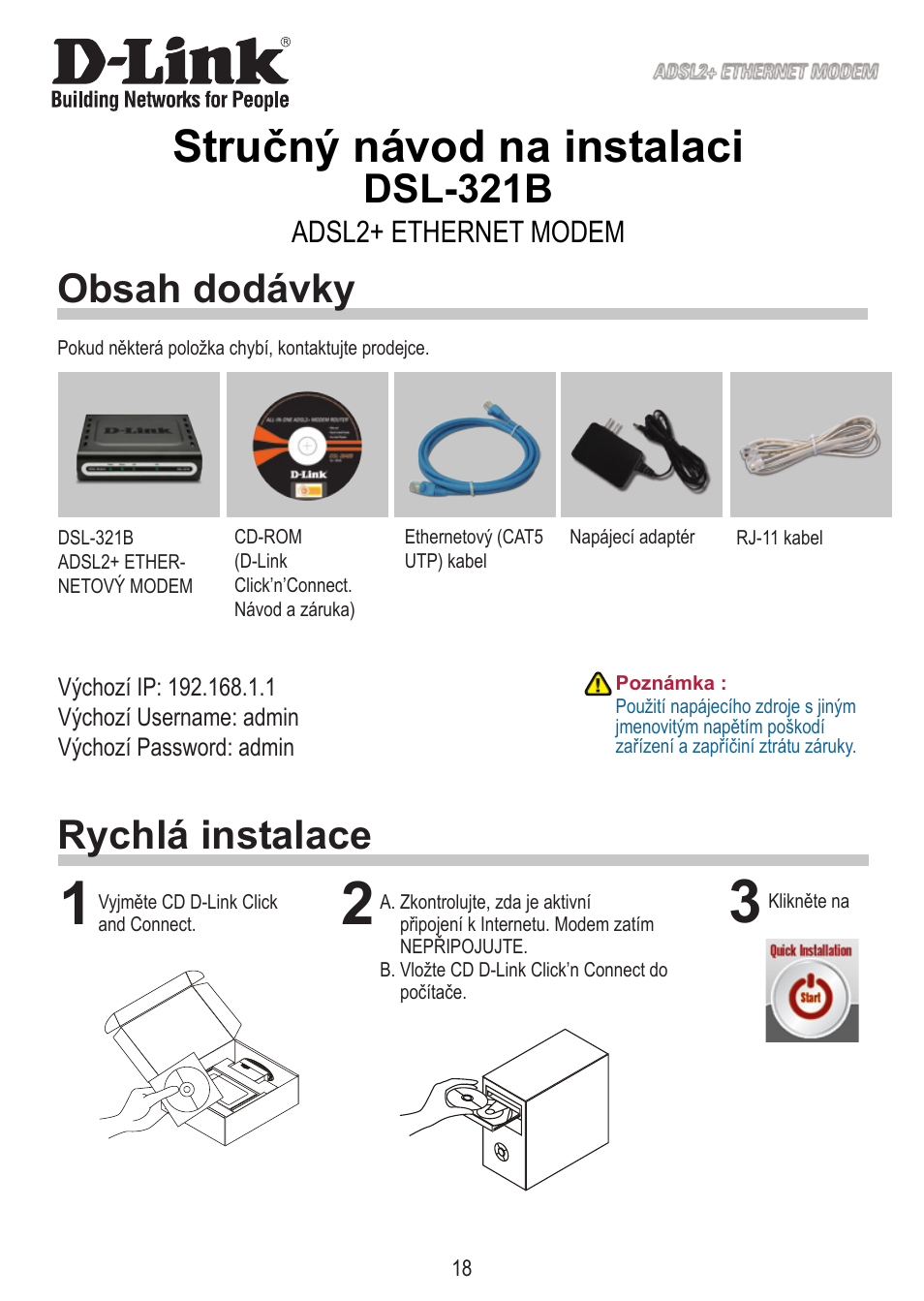 D-Link DSL-321B User Manual | Page 18 / 40