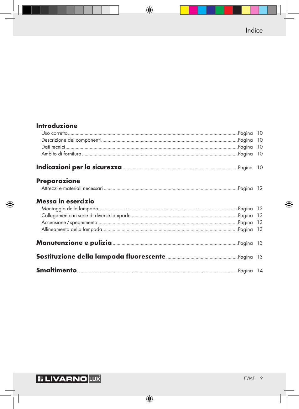 Indice | Livarno Z30802A-BS / Z30802B-BS User Manual | Page 11 / 36