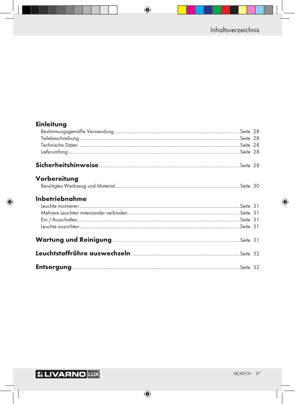 Livarno Z30802A-BS / Z30802B-BS User Manual | Page 29 / 36