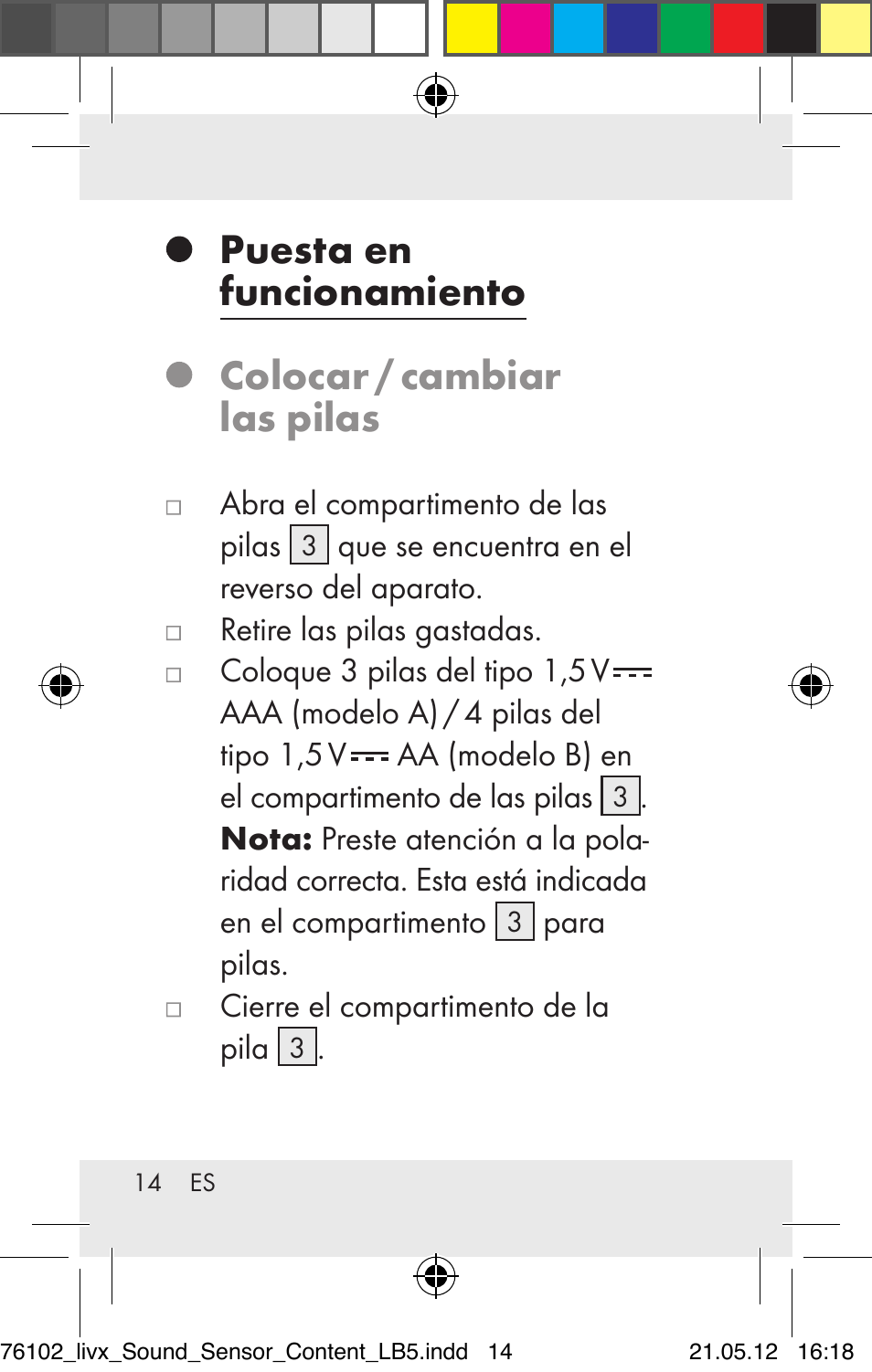 Livarno Z30425A Z30425B User Manual | Page 14 / 84