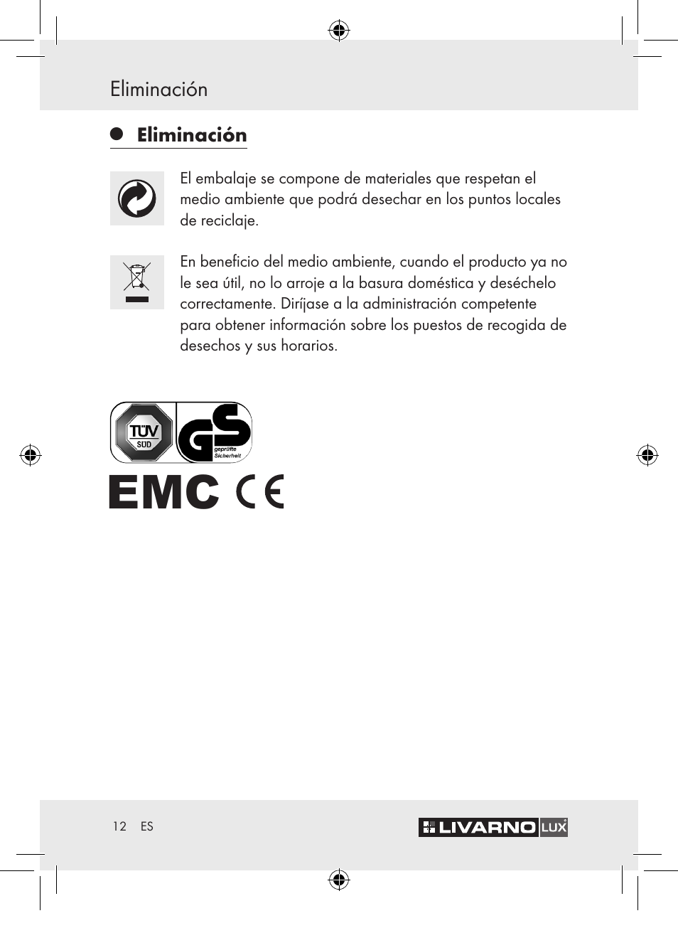 Livarno Z30652 User Manual | Page 14 / 42